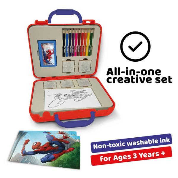 Multiprint Spider-Man Travel Set by Multiprint – Kids Activity & Craft Set