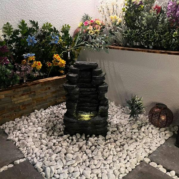 Tranquillity Water Features Mini Rock Cascade Rock Effect Water Feature
