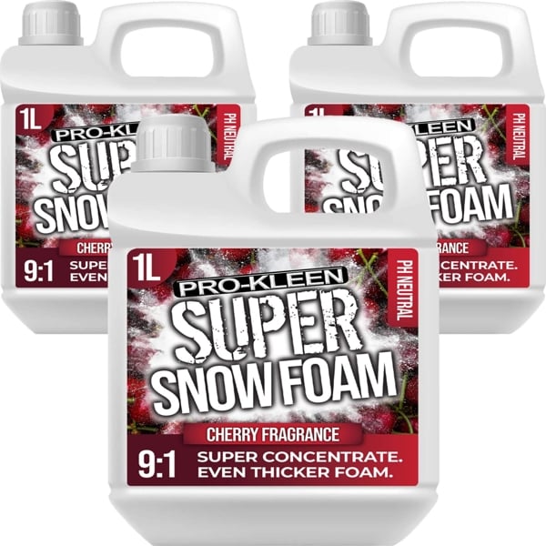 ProKleen Pro-Kleen Super Snow Foam Car Shampoo 3L Cherry