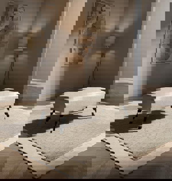 ISTOOLS Premium Stitched Footstool Bench & Coffee Table – Non-Storage