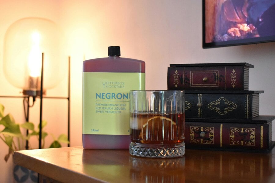 Letterbox Cocktails Mini Negroni – Premium Letterbox Cocktail Gift