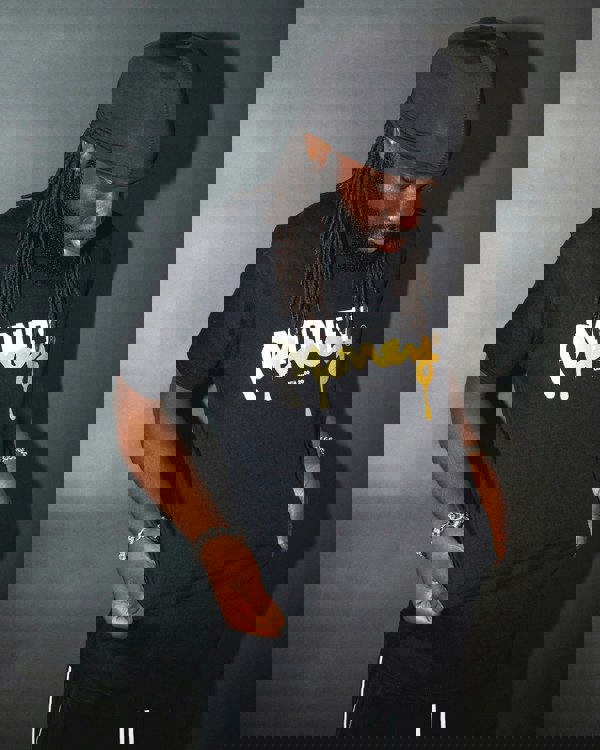 Money Defaced Ape Tee - Black