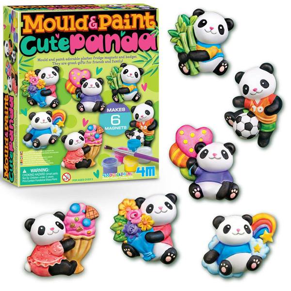 4M Mould & Paint Cute Panda | DIY Animal Plaster Mould Craft Kit