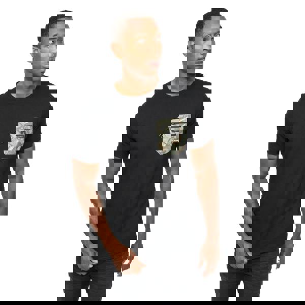 Crosshatch Mens Campbox T-Shirt - Black - 