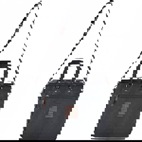 Ashwood Genuine Premium Leather Vintage Work Briefcase Bag with Padded Compartment for 15 inch Laptop & Multiple Organiser Compartments, F-83