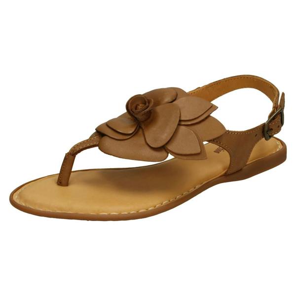 Leather Collection Ladies Leather Collection Toepost Sandals F00207