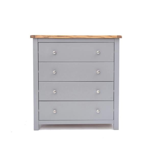 Mirano 4 Drawer Chest of Drawers Chrome Knob