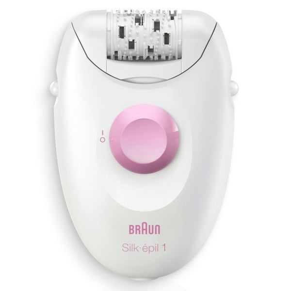 Braun Silk-epil 1 1-176 Epilator - White/Pink