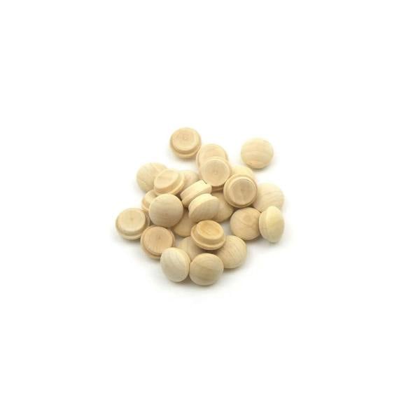 1/2" - 12.7mm Birch Mushroom Plug