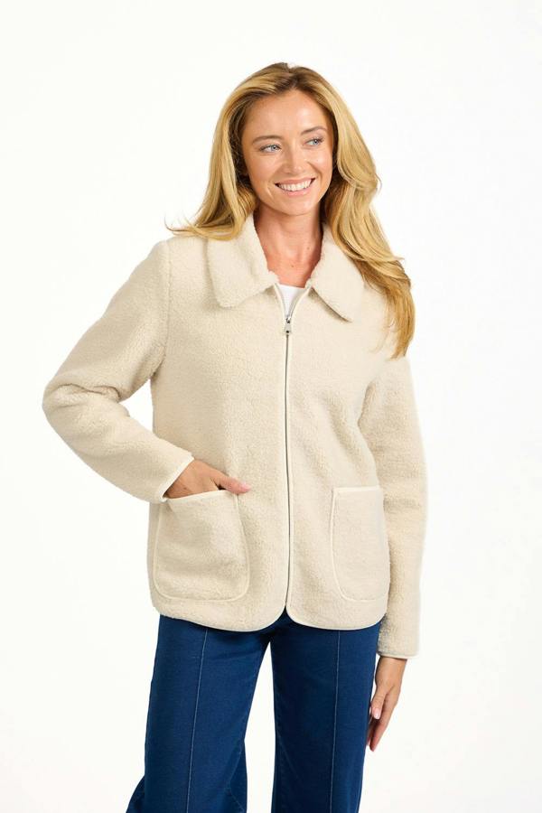 Mudflower Soft Sherpa Fleece Jacket