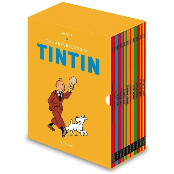 Tintin Paperback Boxed Set 23 Titles: Complete Paperback Slipcase by Herge