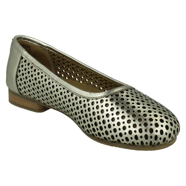 DB Shoes Ladies DB Shoes Wide Fit Ballerina Style Shoes Emmental