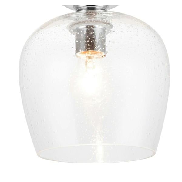 COSYLYTE Oakdale Bathroom Bubble Glass Ceiling Light