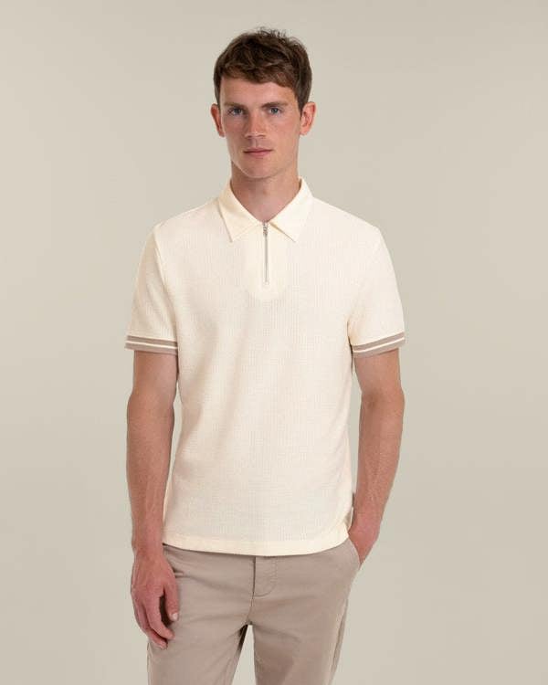 Larsson & Co Odin - Textured Polo Shirt