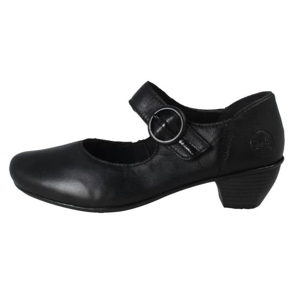 Rieker Ladies Rieker Buckle Detailed Hook and Loop Smart Heels 41756