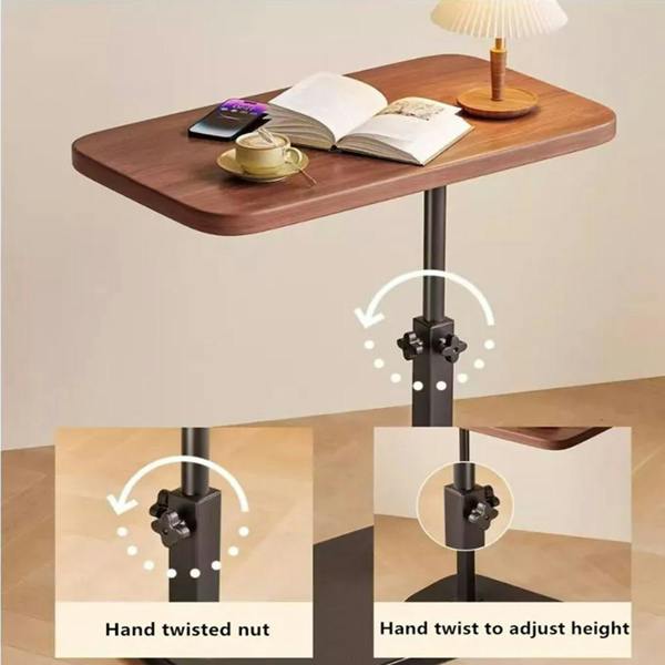 Havendro Adjustable C-Shaped Sofa Side Table Mobile Laptop Coffee End Table