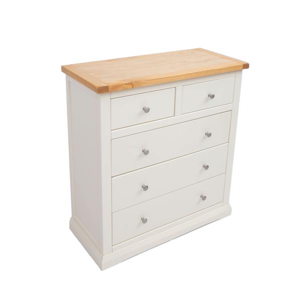 Cabinet Bits Castelli 5 Drawer Chest of Drawers Chrome Knob