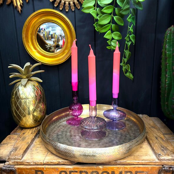 Love Frankie Neon Pink & Orange Candle