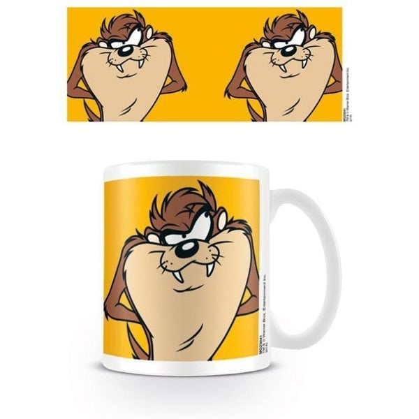 Looney Tunes Taz Mug - White/Yellow/Brown