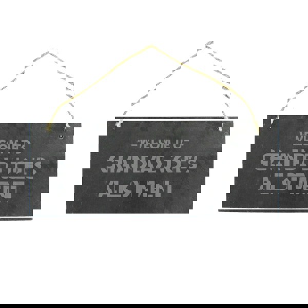 Personalised Memento Company Personalised Welcome To... Hanging Slate Plaque