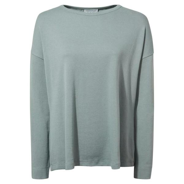 Craghoppers Womens/Ladies Forres Long-Sleeved T-Shirt - Stormy Sea Marl - 