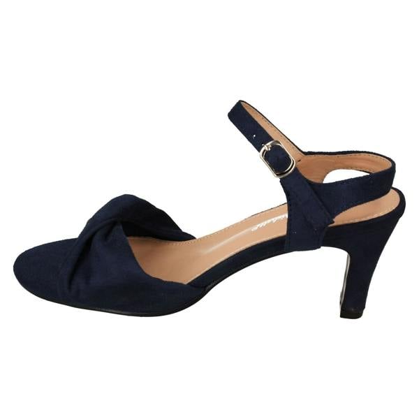 Anne Michelle Ladies Anne Michelle Mid Heel Casual Wide Fit Sandals F12111