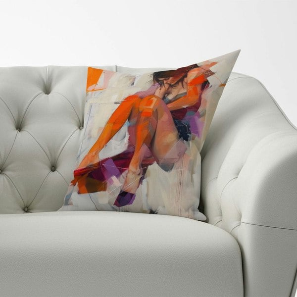 Warren Reed Poised In Reflection Cushions