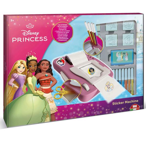 Disney Princess Sticker Machine by Multiprint – Kids Craft & Stationery Set