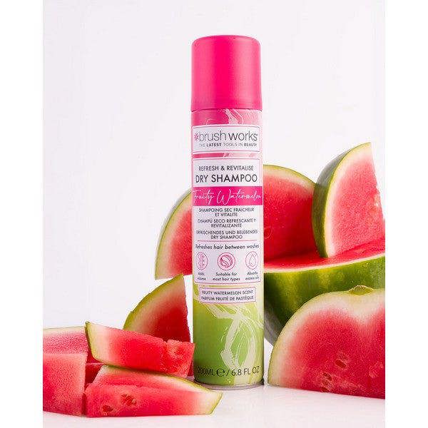Brushworks Refresh & Revitalise Fruity Watermelon Dry Shampoo - 200ml