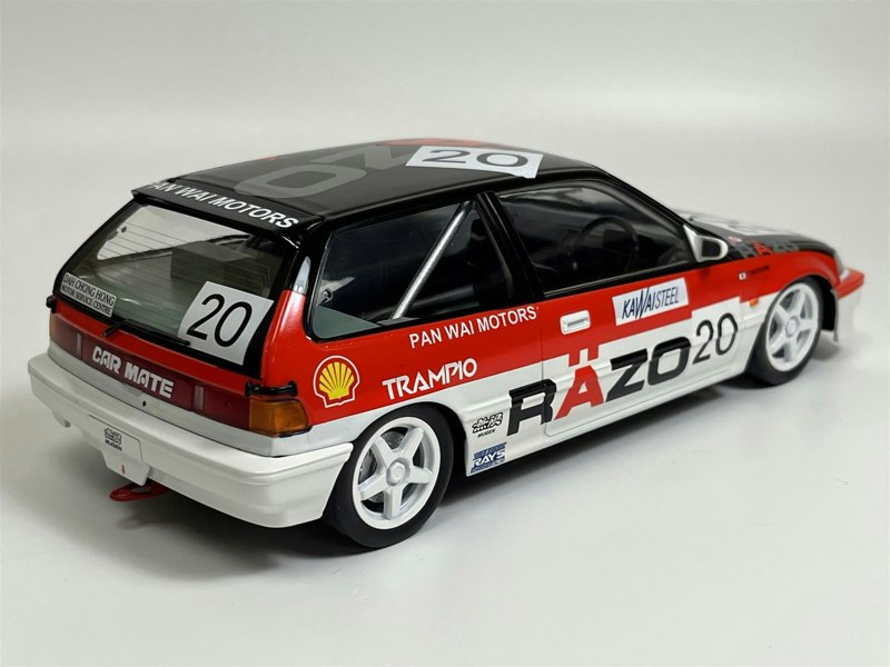 Triple9 Honda Civic EF3 #20 Razo Trampio Macau GP 1989 1:18 Scale Triple 9 1800106