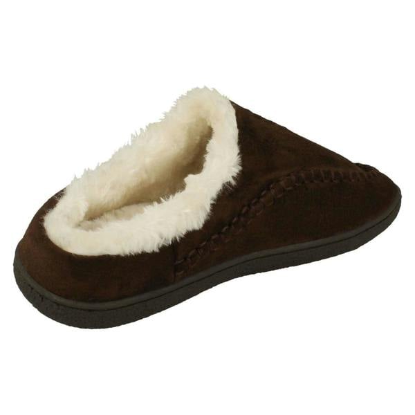 Cushion-Walk Mens Cushion-Walk Warm Lined Mule Slippers Boris
