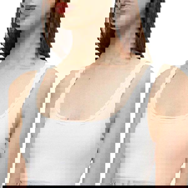 Hugo Womens/Ladies Logo Sports Bra - White - 