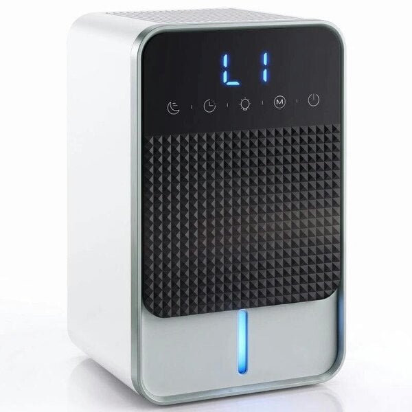 Bobobiy 400mL/Day Small Dehumidifier, RGB Mood Lights, Timer, LED Display, Dehumidifier for Home, Bedroom