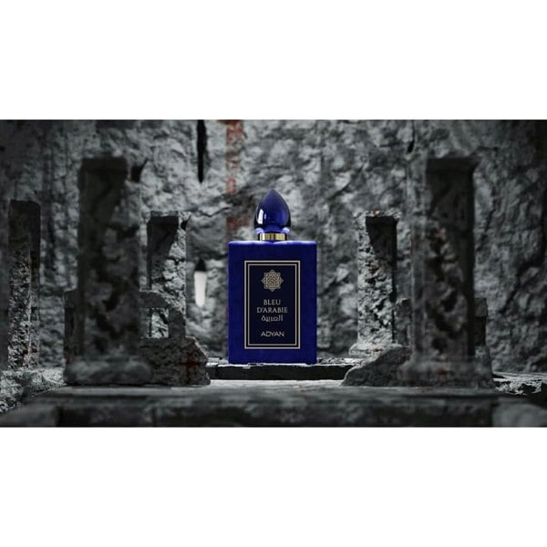 Adyan Bleu D'Arabie Extrait De Parfum artistic stone background