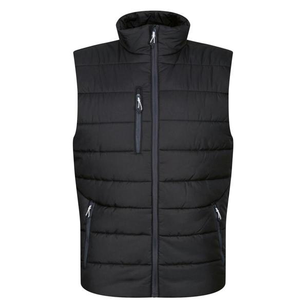 Regatta Mens Navigate Thermal Gilet - Black/Seal Grey - 