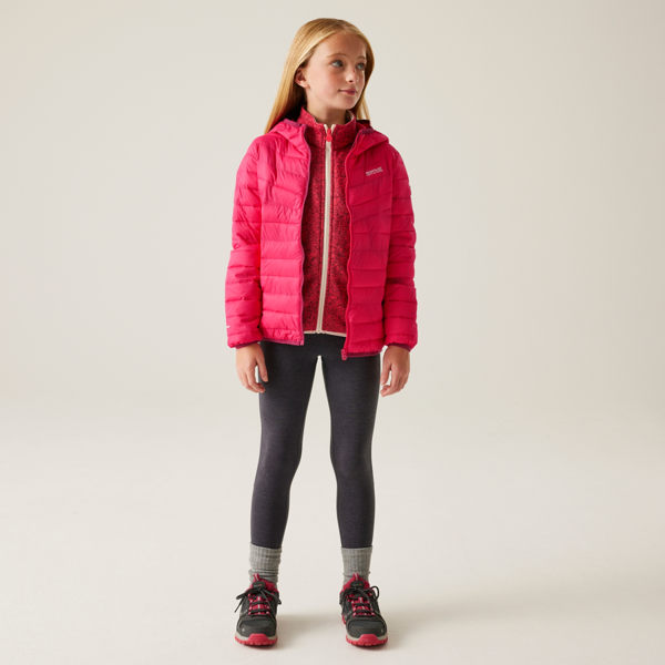 Regatta Childrens/Kids Hillpack III Hooded Jacket - Pop