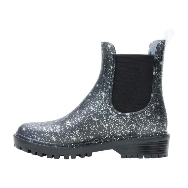Regatta Childrens/Kids Harriet II Glitter Star Wellington Boots - Black - 