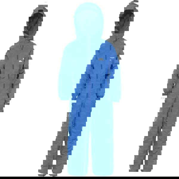 Trespass Baby Unisex Dripdrop Padded Waterproof Rain Suit - Cobalt - 