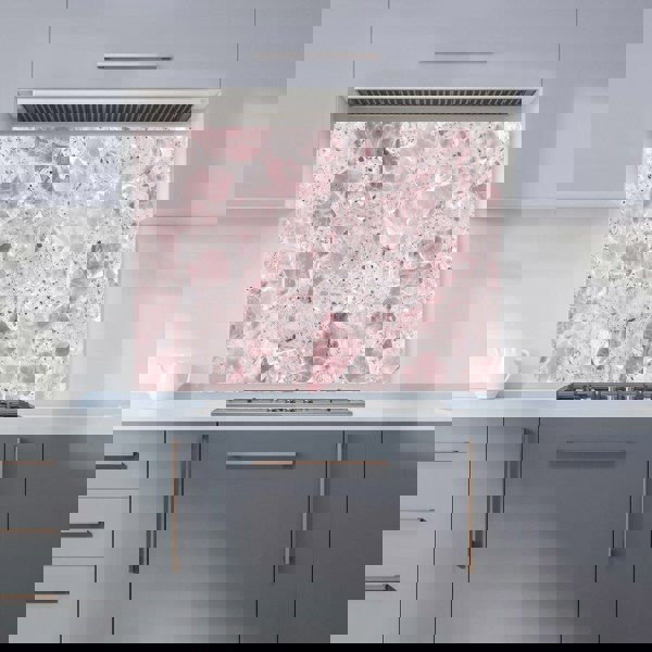 Warren Reed - Designer Dusty Pink Quartz Effect Kitchen Splashback