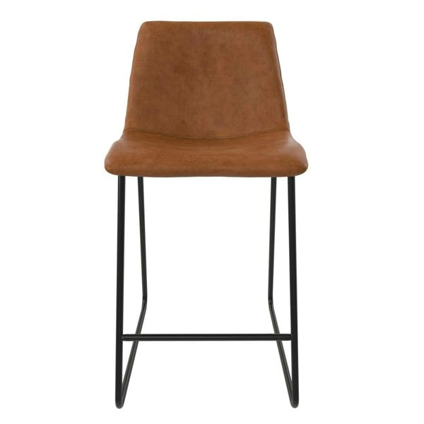 Dorel Home Bowden Barstool in PU Caramel Colour