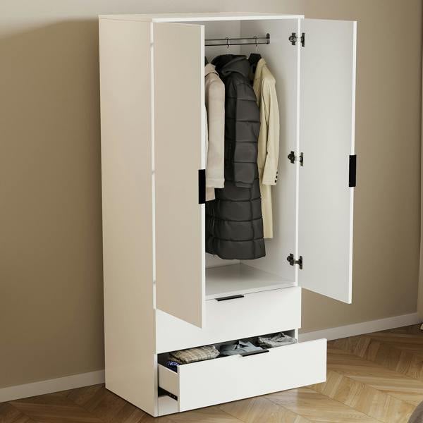 Vida Designs Trega 2 Door 2 Drawer Wardrobe