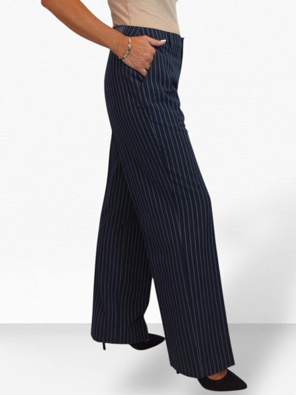 Paulo Due Women's Pinstripe 2 Piece Trouser Suit Tailored Blazer