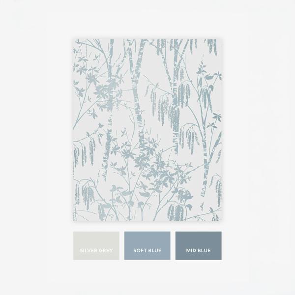 Next Fiorire Cornflower Wallpaper