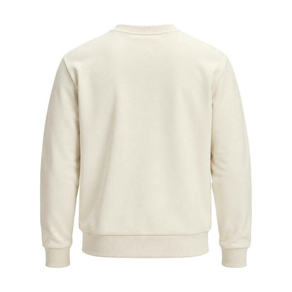 BOSS Salbo Tonal Logo Sweatshirt Open White