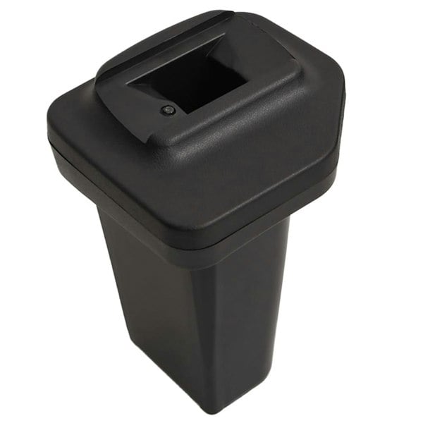 Berkfield Car Armrest Black 15x32x(40-52) cm ABS