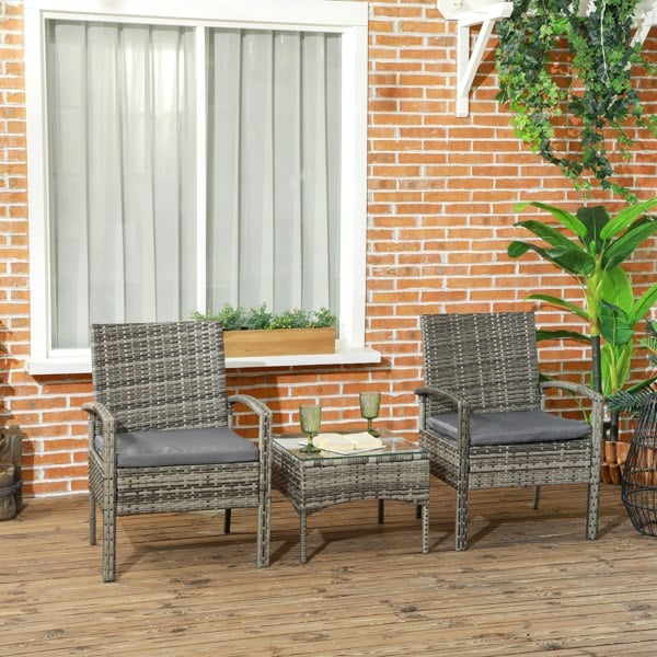 Rattan Bistro Set