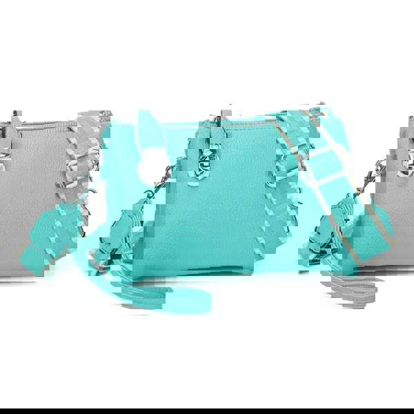 Love EMVY Embolden Collection Faux Leather Crossbody Bag with Wrist Strap