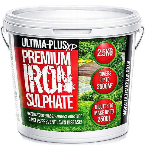 Ultima Plus XP ULTIMA-PLUS XP Premium Iron Sulphate - Greens Grass and Hardens Turf Makes up to 1000L & Covers up to 1000m2(2.5kg)