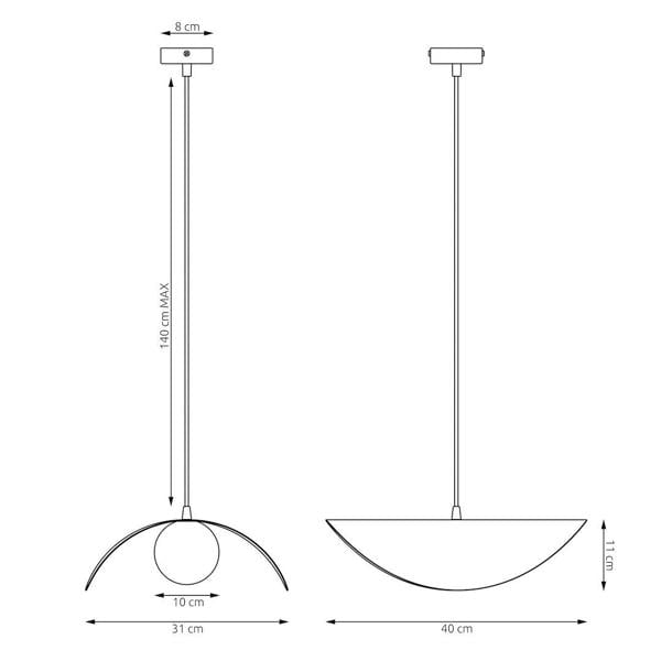 Emibig RITUAL Lge Pendant Lamp 1 x G9 Beige