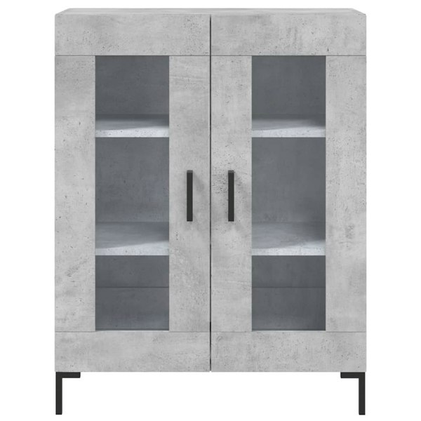 Berkfield Highboard Concrete Grey 69.5x34x180 cm Engineered Wood